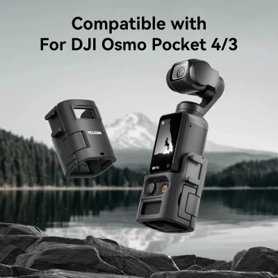 Telesin Multi-function Expansion Frame for DJI Pocket3 - Black
